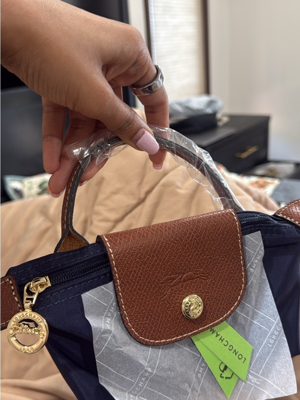 Long champ Navy blue bag